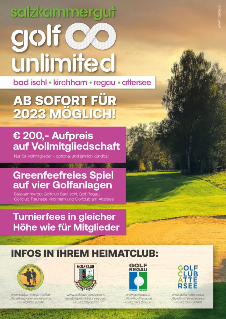 Golf unlimited Salzkammergut